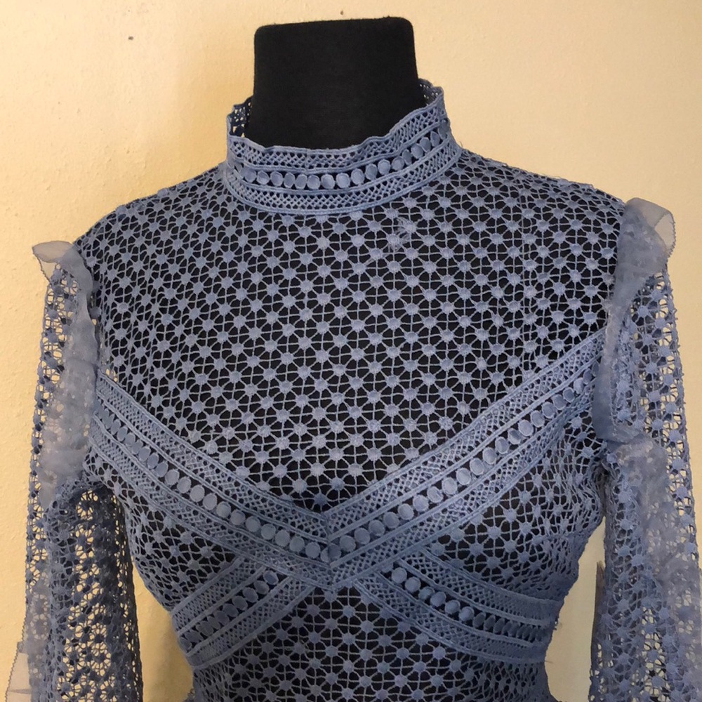 Powered Blue Dress - Picture 5 of 8